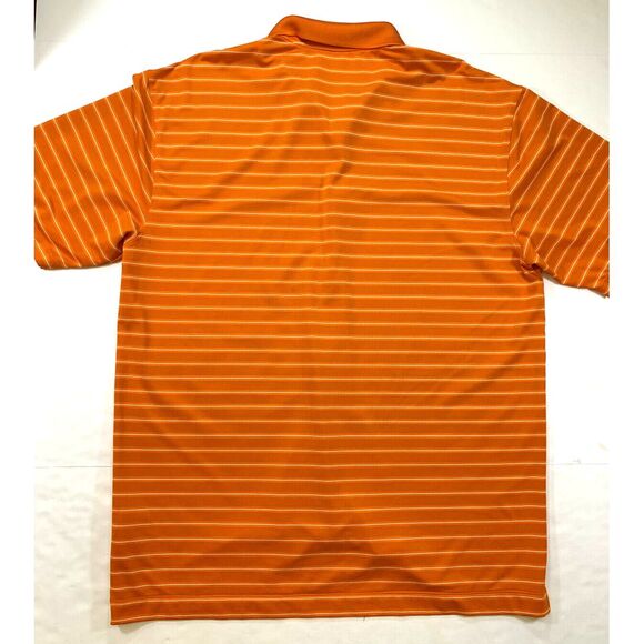 Nike Golf Polo Shirt Mens XL Dri Fit Wicking Short-Sleeve Striped Outdoor - Picture 5 of 7
